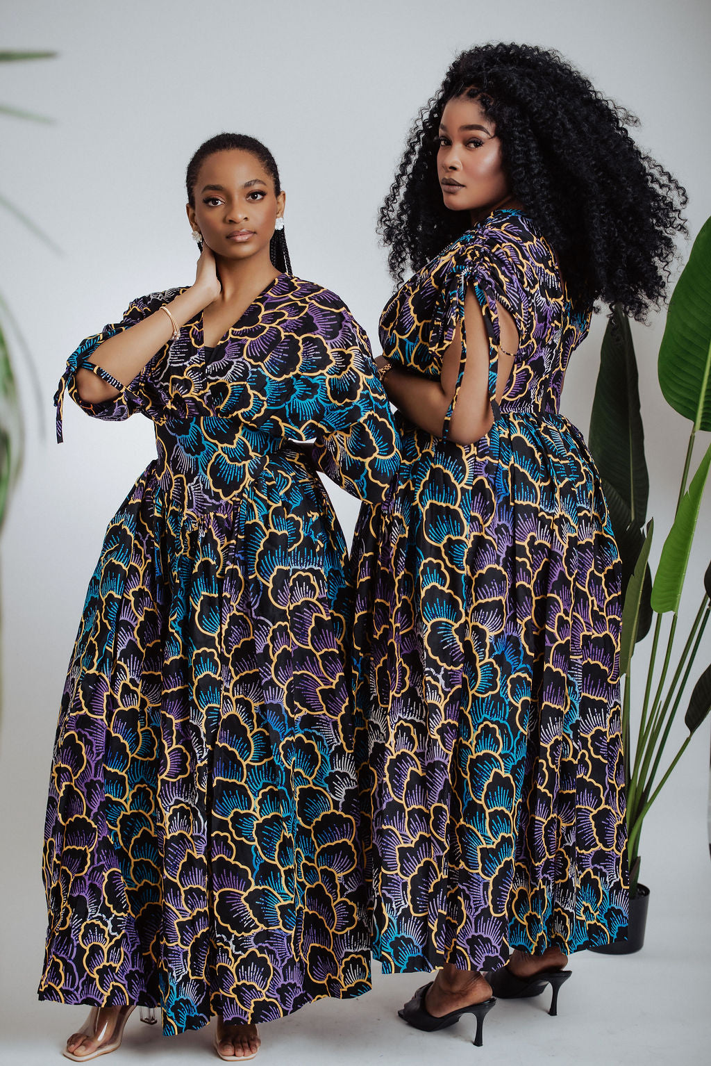 Imzad African Print Maxi Dress | Ankara Corset Dress – Zee Store