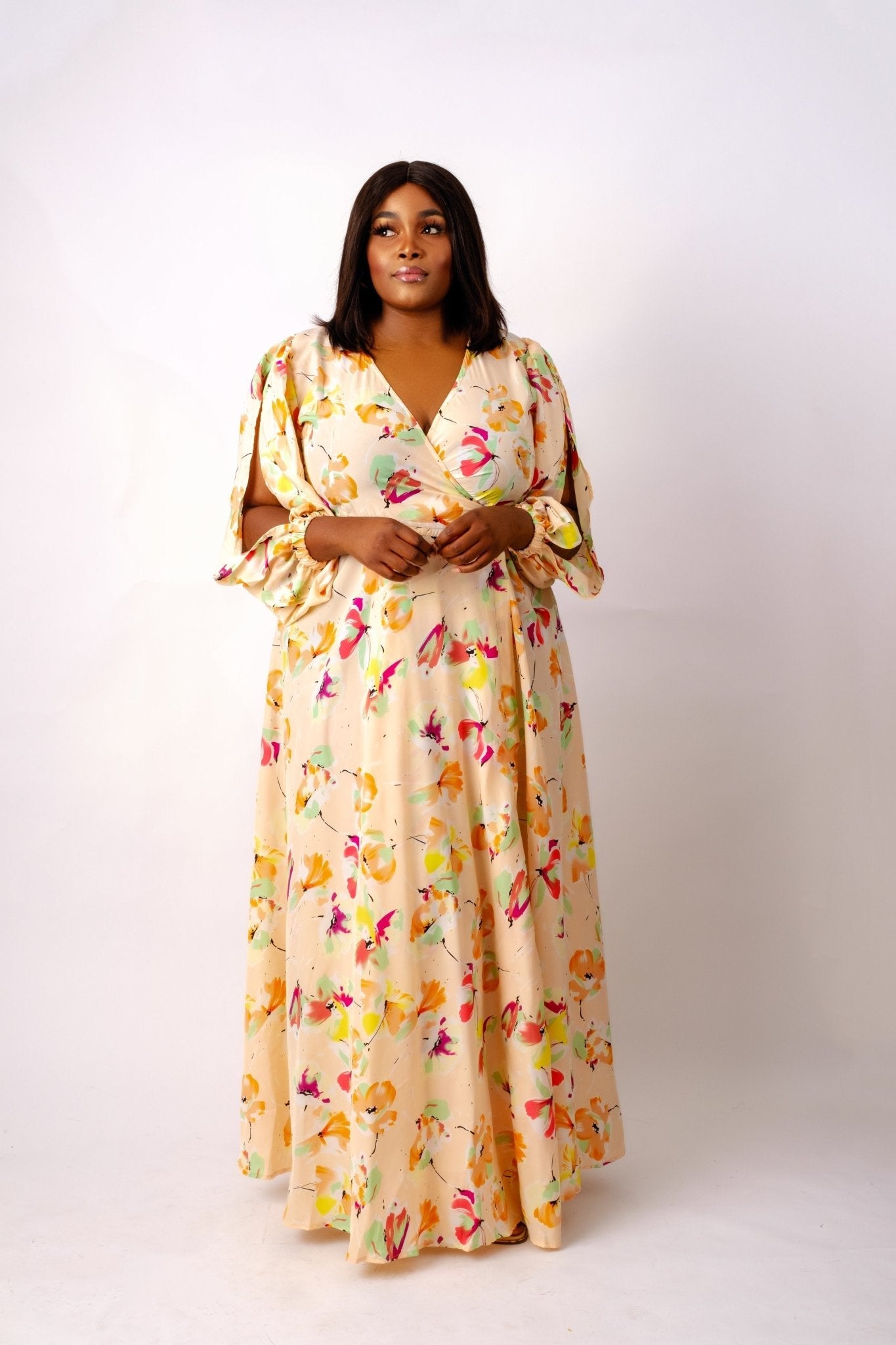 Kamou - Maxi Wrap dress - Zee Store