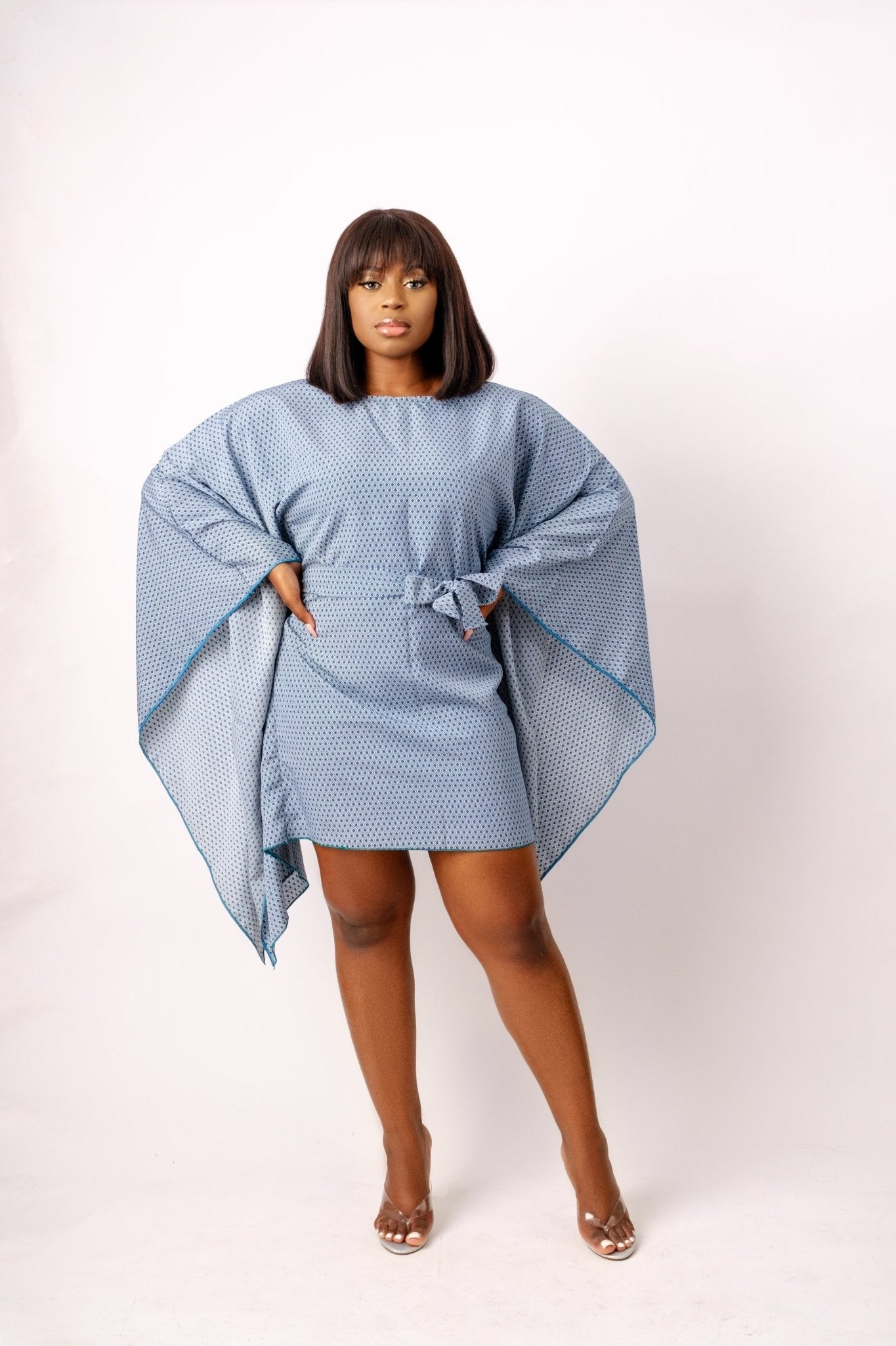 Kizomba - African inspired Fitted Kaftan - Zee Store