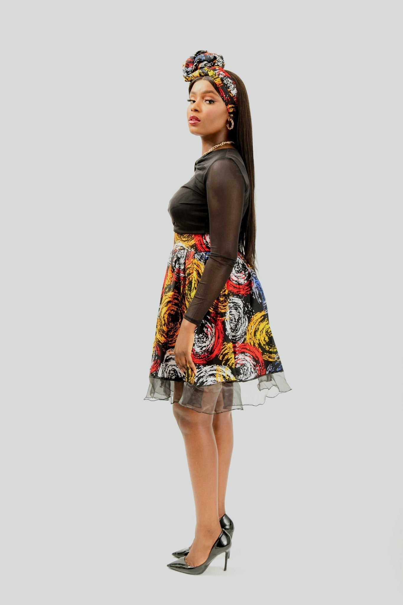 Lamban - African Print Skirt - Zee Store