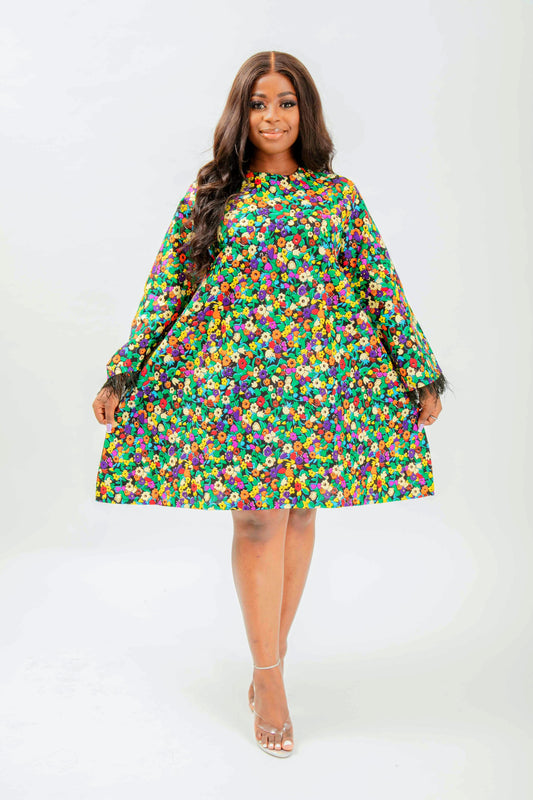 Guedra - African Print Dress