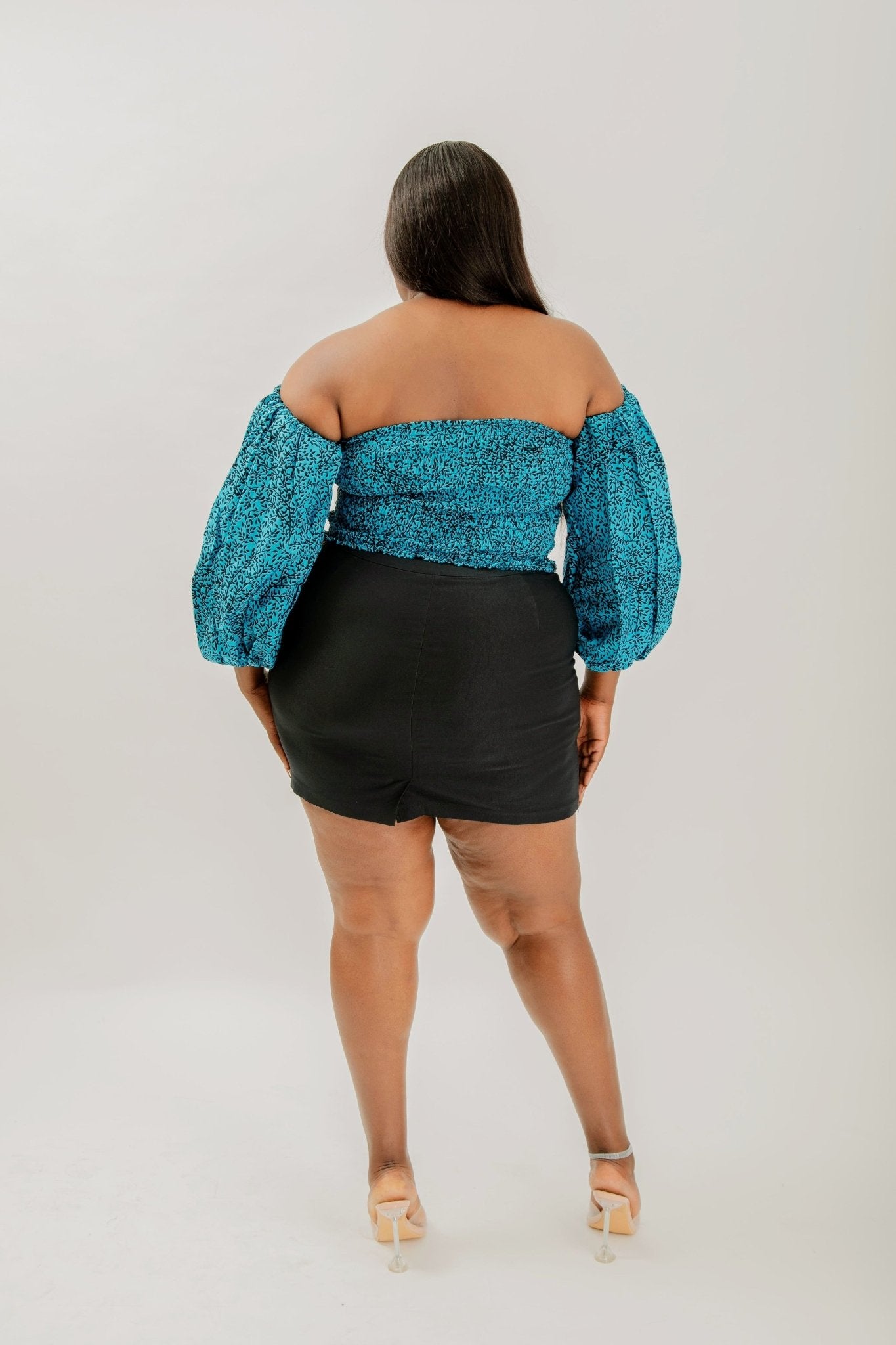 Ahwach - African Print Smocked Tube Top - Zee Store