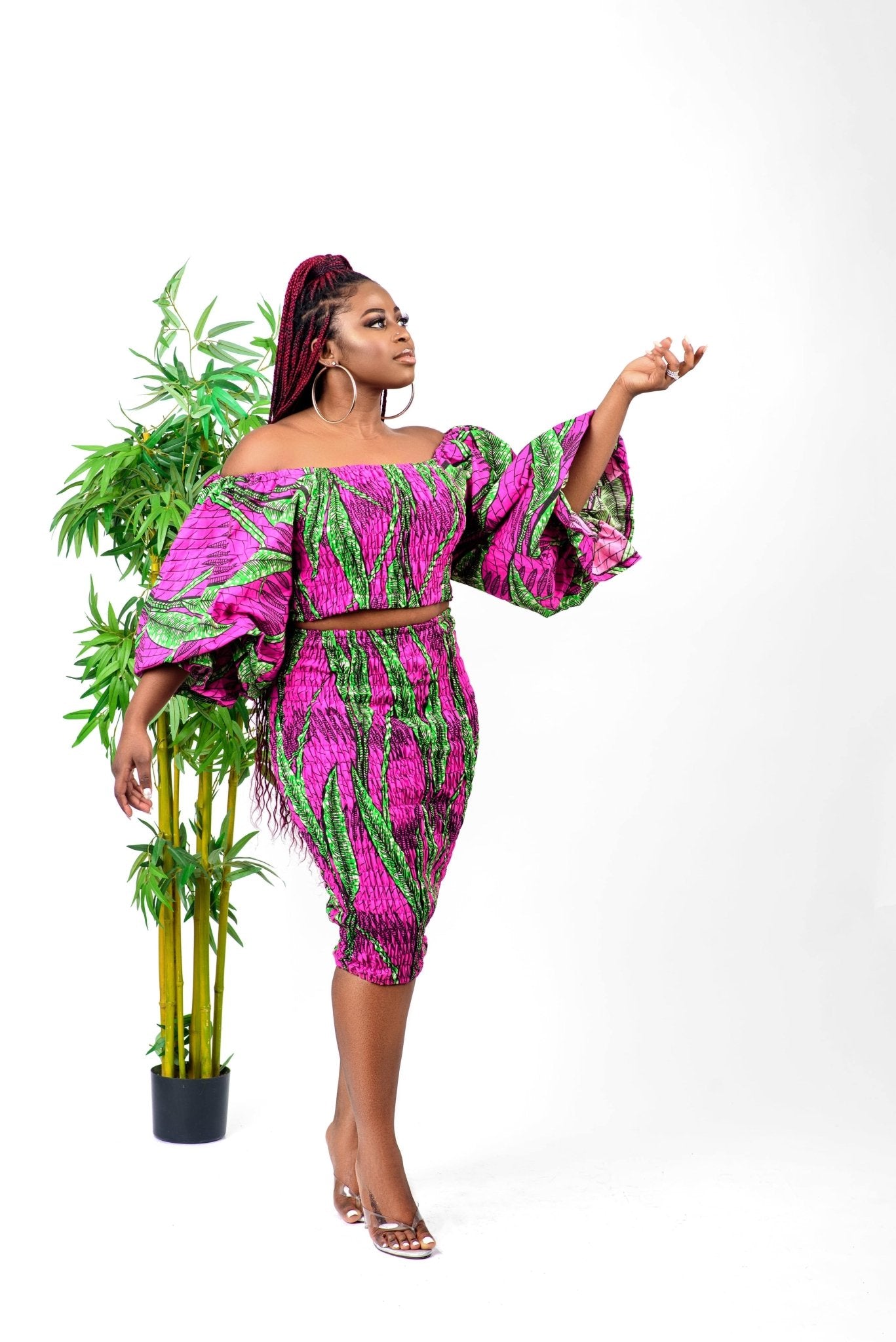 Azonto - African Print Skirt & Top Set - Zee Store