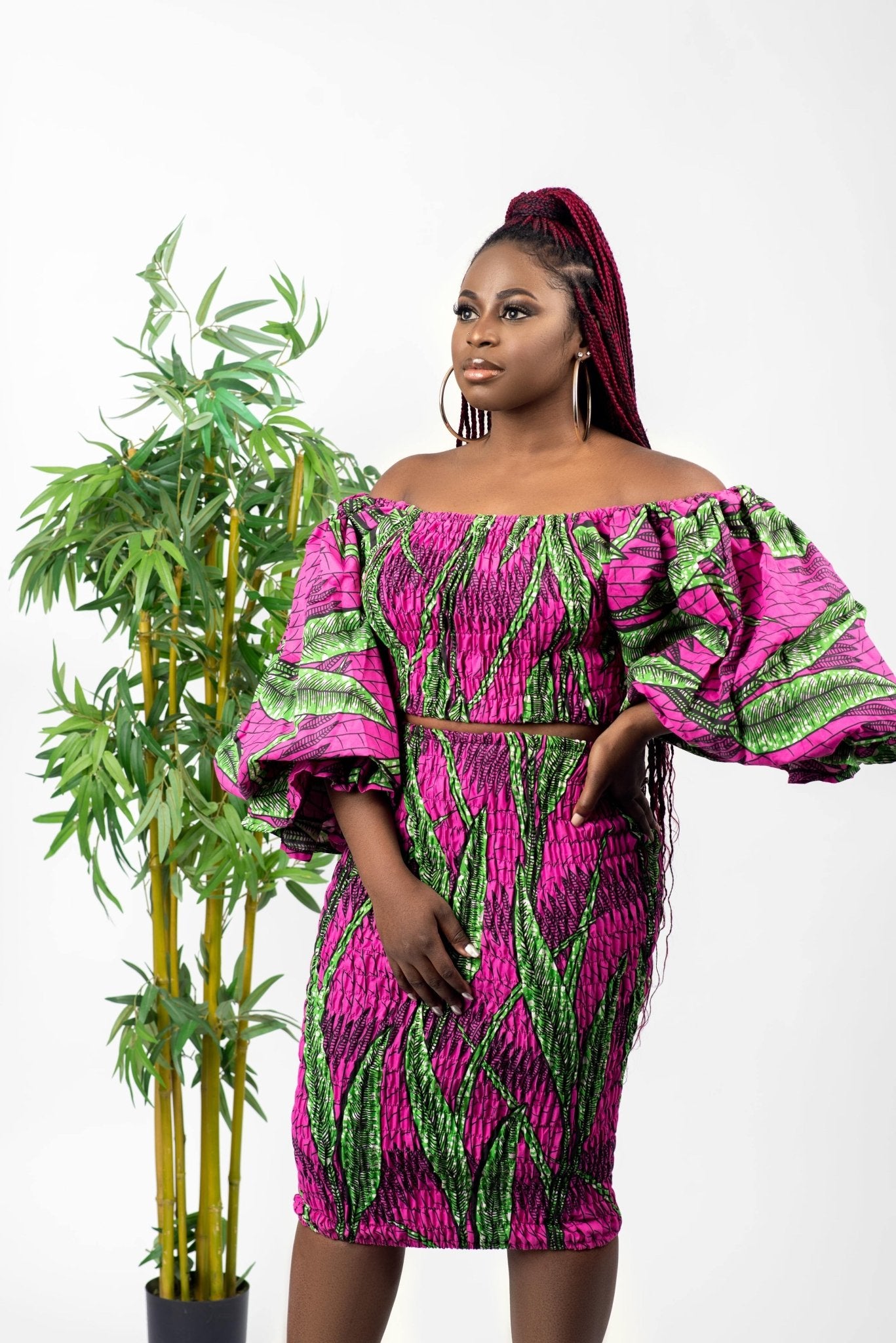 Azonto - African Print Skirt & Top Set - Zee Store