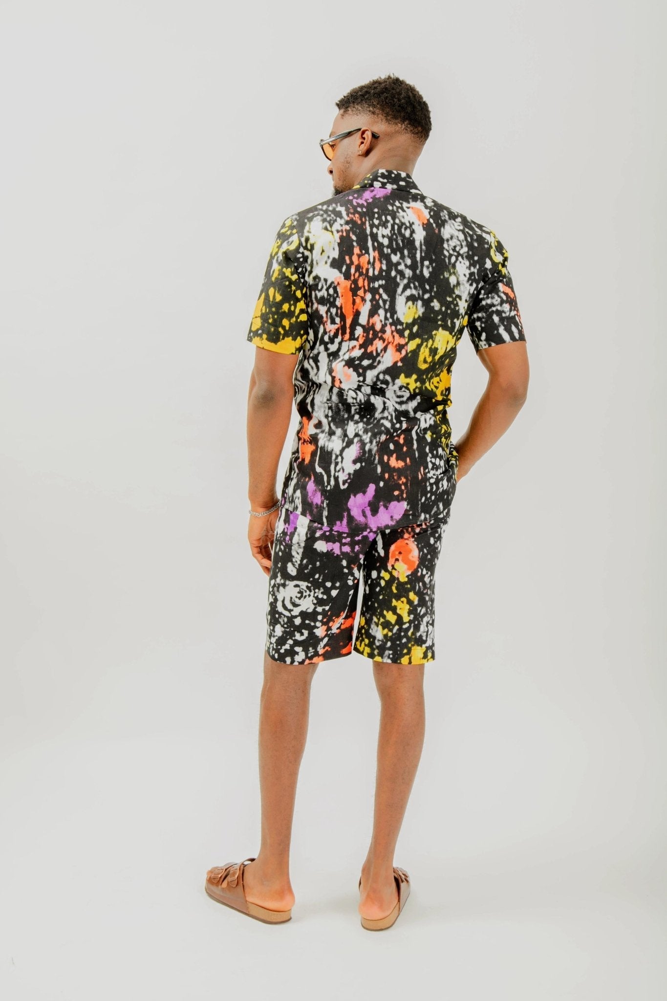 Doundounba - African Print Shirt & shorts Set - Zee Store