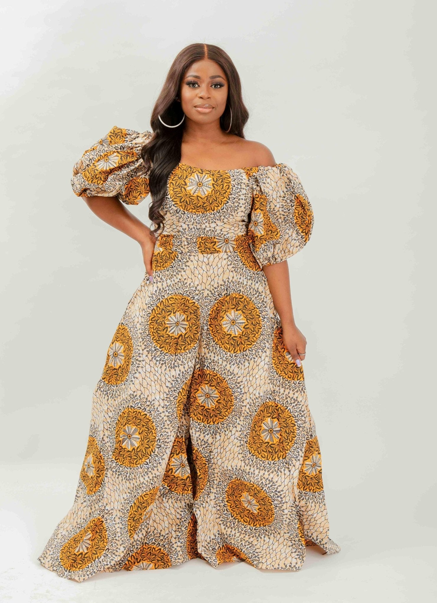 Ekizino - African Print Jumpsuit - Zee Store