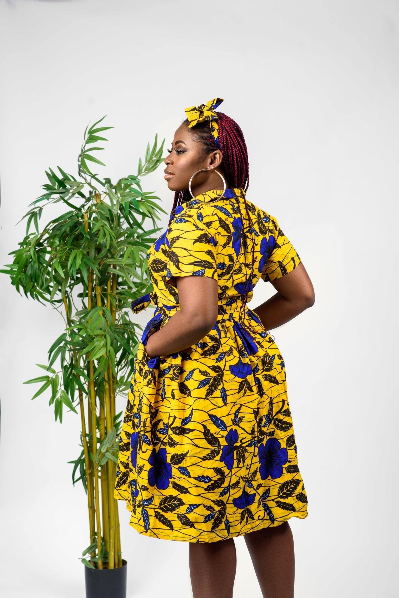Etighi - African Print Shirt Dress - Zee Store