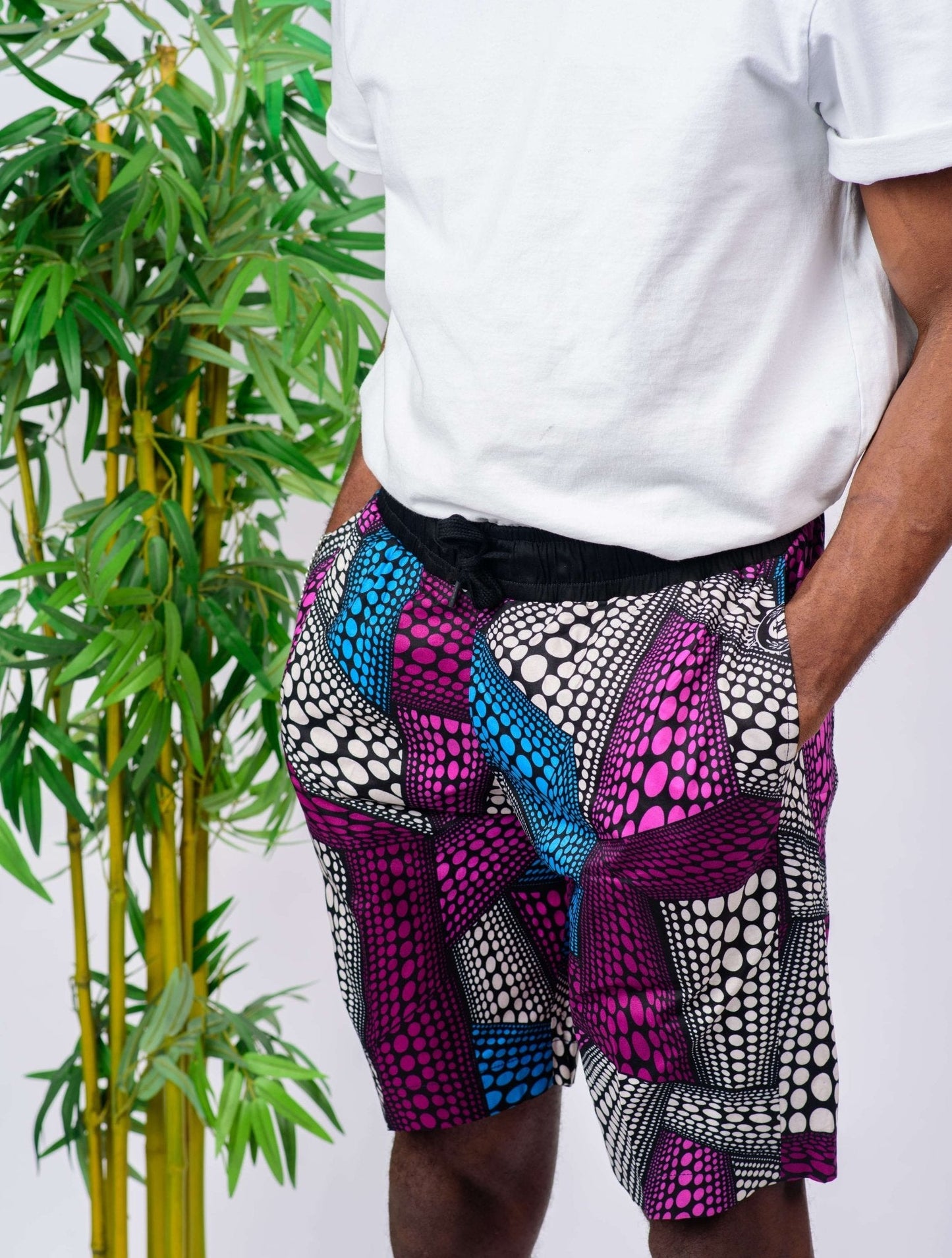 Gese - African Print Unisex Shorts - Zee Store