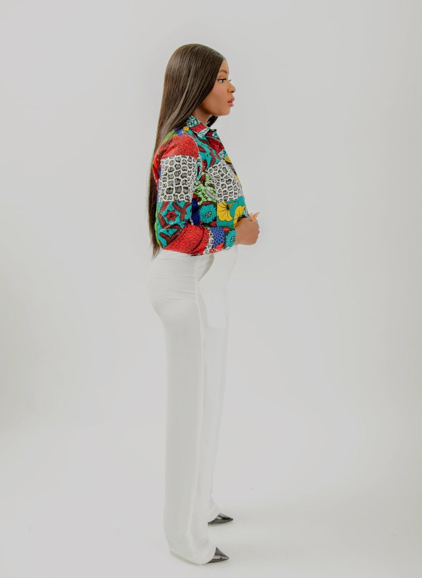 Makua - African Print Crop Shirt - Zee Store