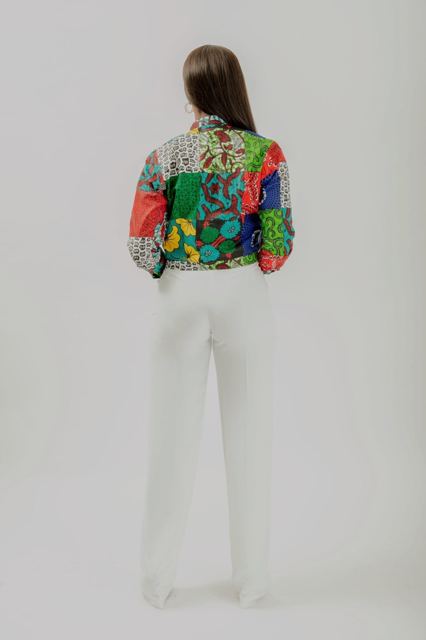 Makua - African Print Crop Shirt - Zee Store