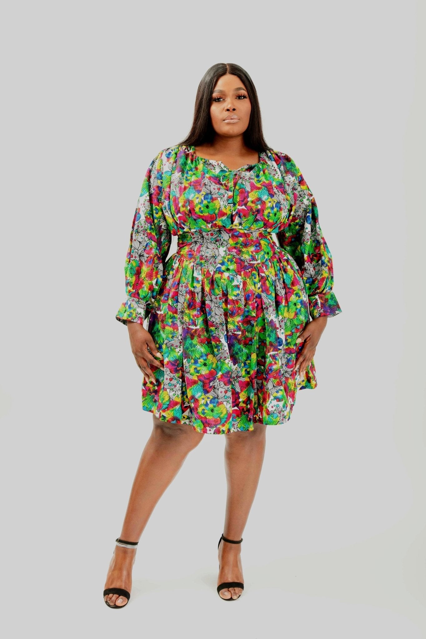 Mbira - African Print Corset Dress - Zee Store