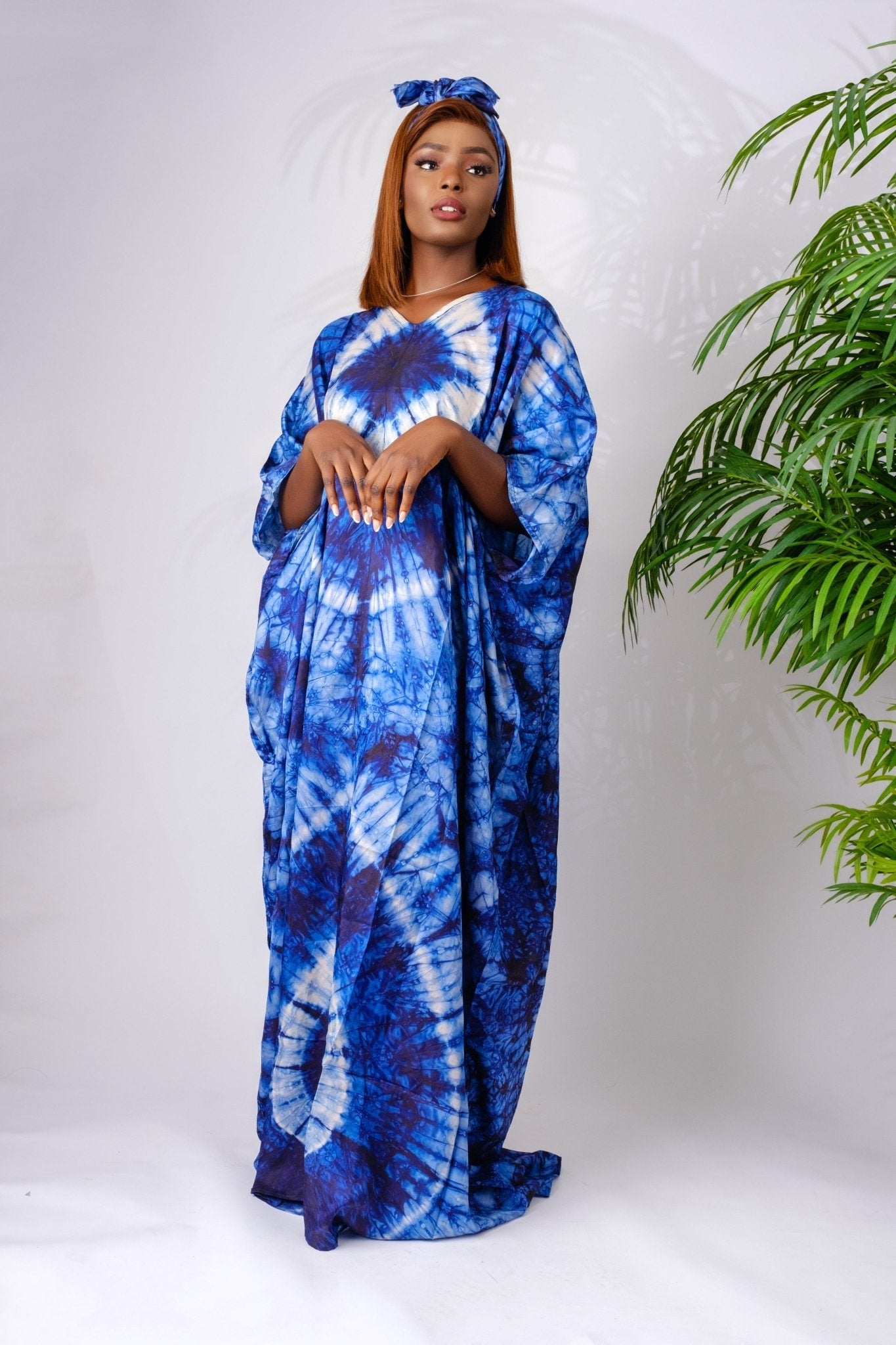 Mohobelo - Adire Maxi Bubu/Kaftan - Zee Store