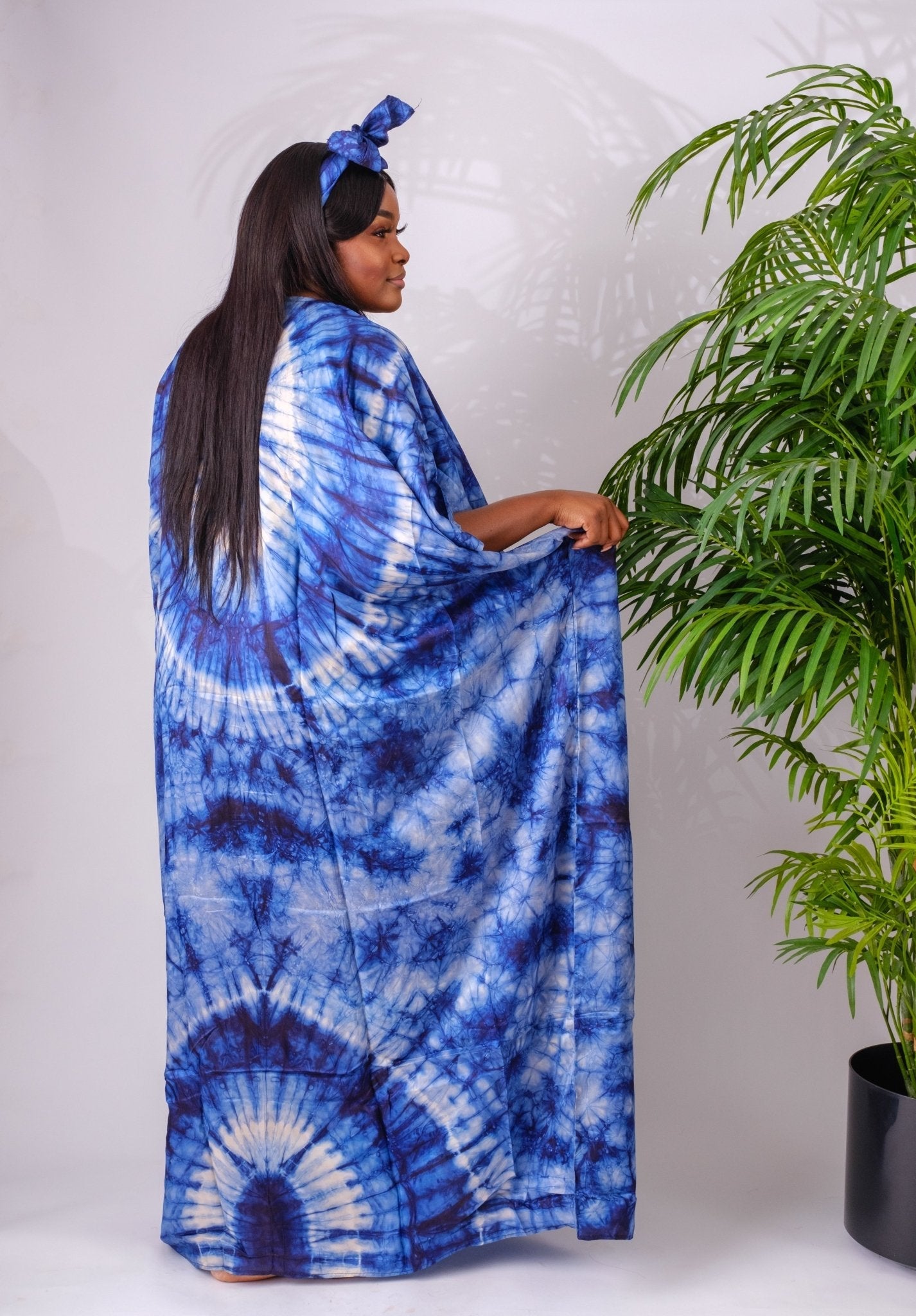 Mohobelo - Adire Maxi Bubu/Kaftan - Zee Store