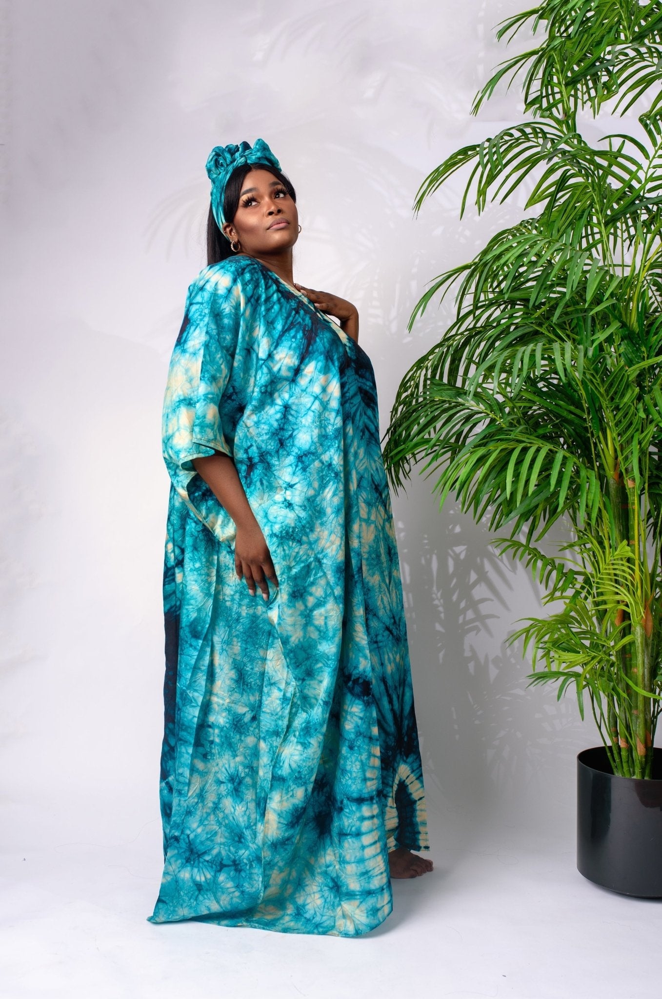 Mokhibo - Adire Maxi Bubu/Kaftan - Zee Store