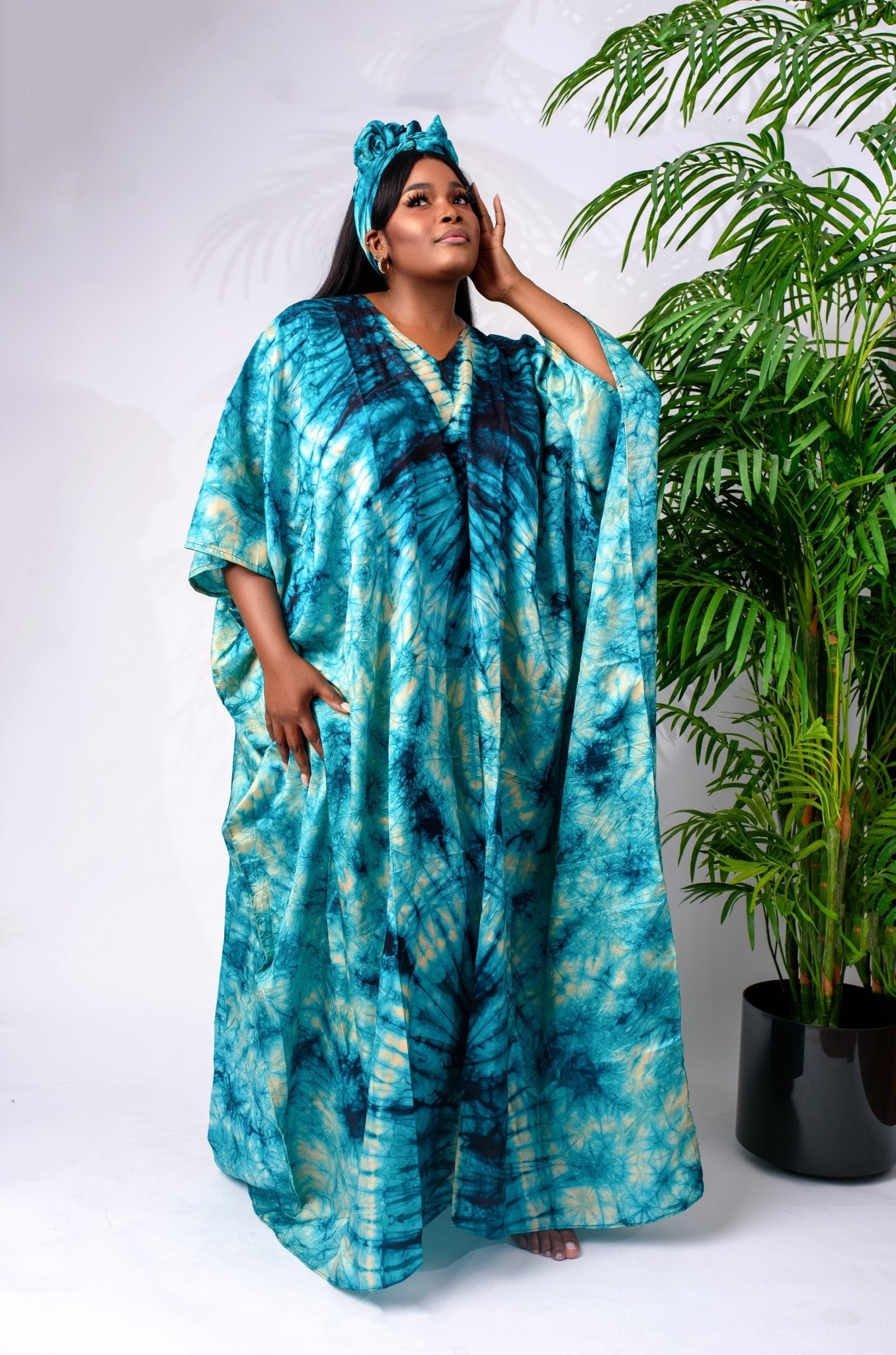 Mokhibo - Adire Maxi Bubu/Kaftan - Zee Store