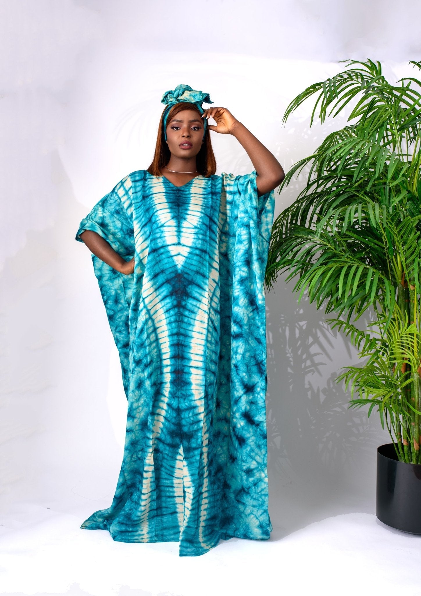 Mokhibo - Adire Maxi Bubu/Kaftan - Zee Store