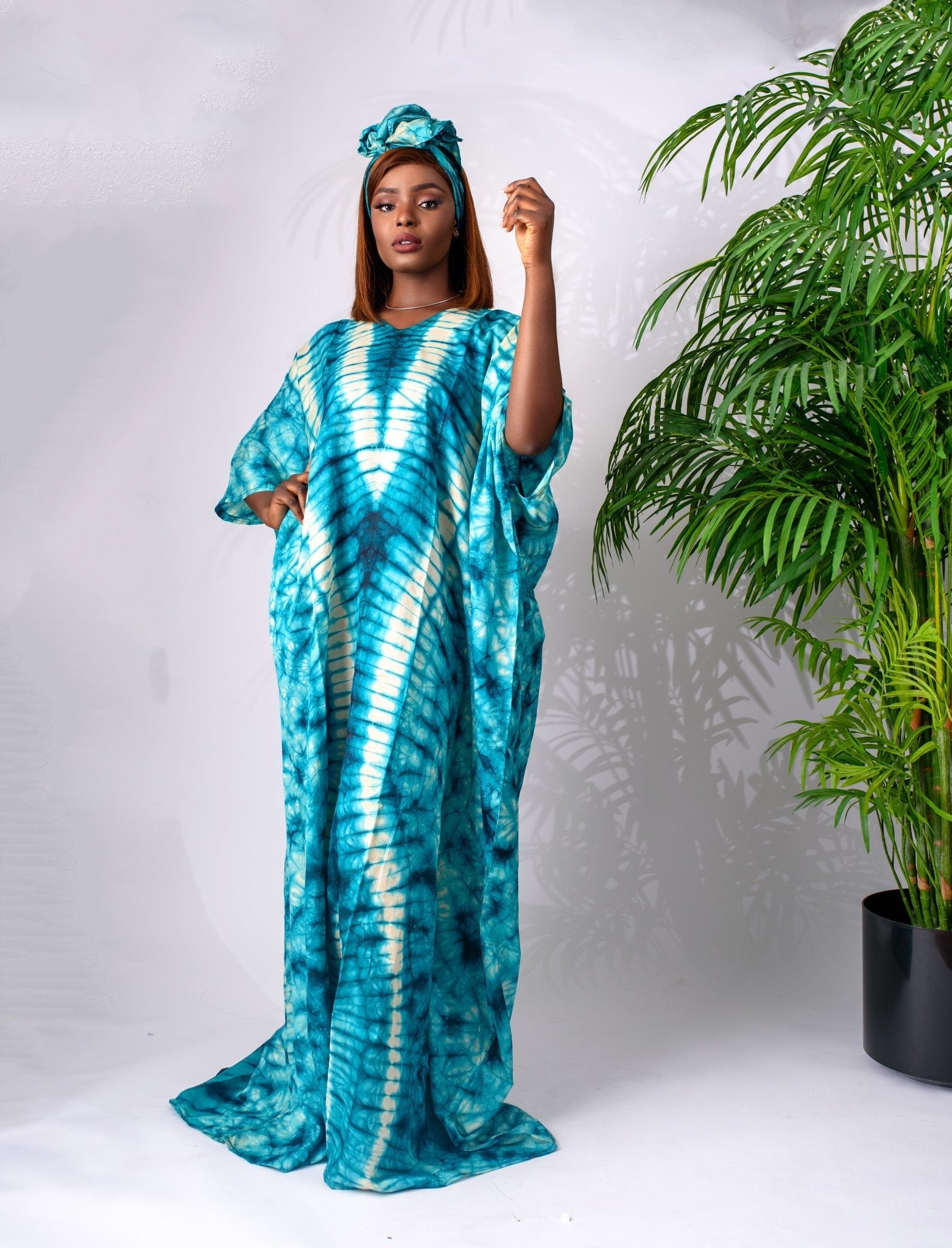 Mokhibo - Adire Maxi Bubu/Kaftan - Zee Store