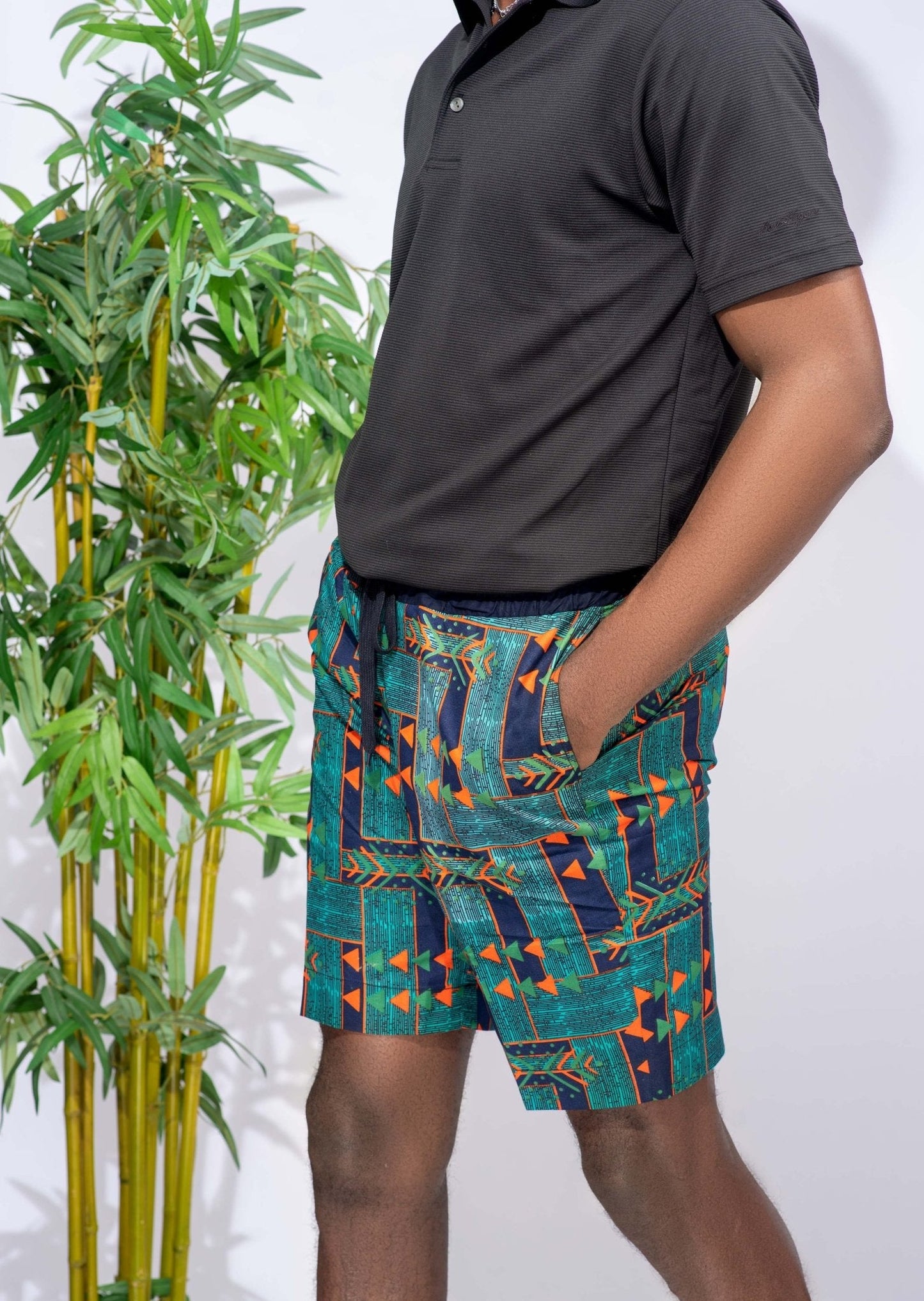 Zanku - African Print Unisex Shorts - Zee Store