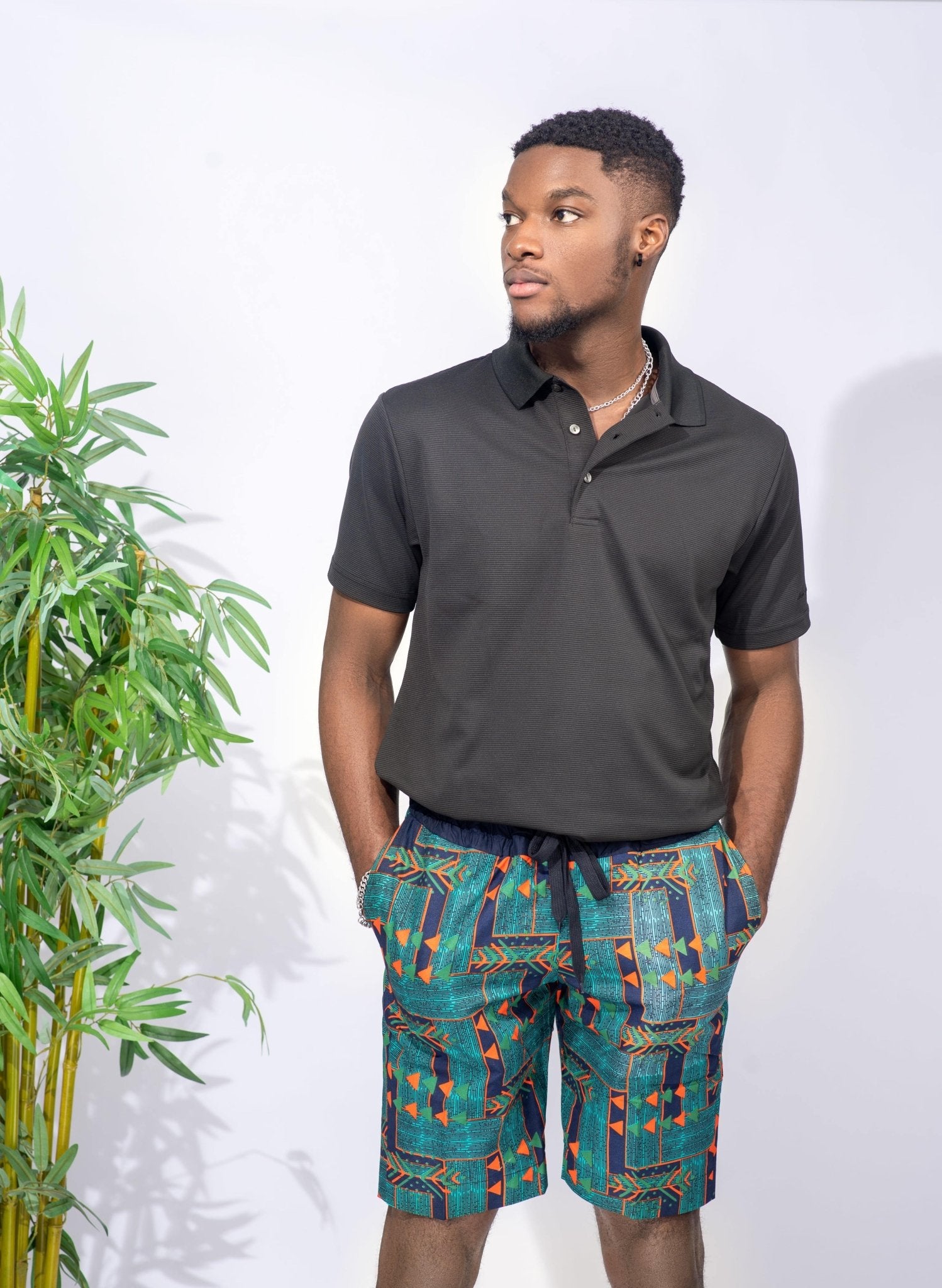 Zanku - African Print Unisex Shorts - Zee Store