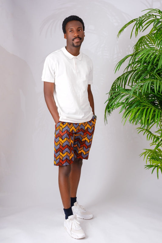 Zouglou - African Print Shorts - Zee Store