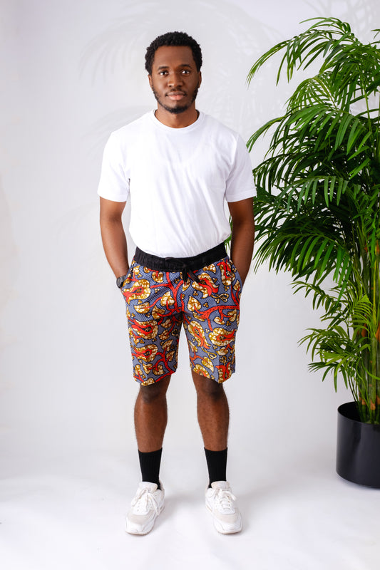 African Print (Ankara) Unisex shorts 